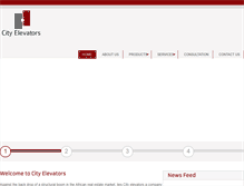 Tablet Screenshot of city-elevators.com